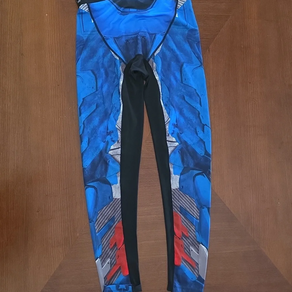 Blue Graphic Men's Joggers‎